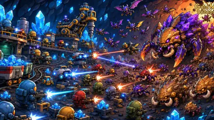 Gold Mine Defender feature graphic