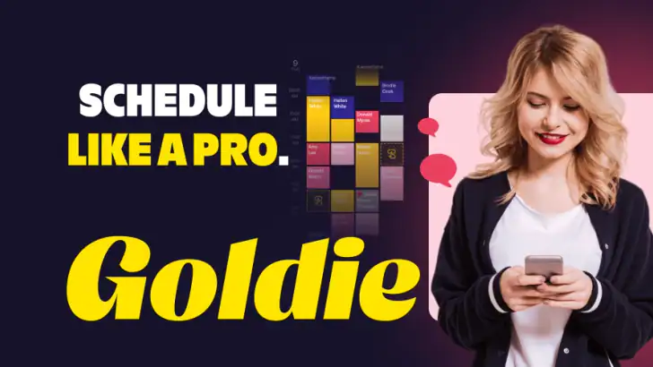 Goldie: Schedule Appointments feature graphic