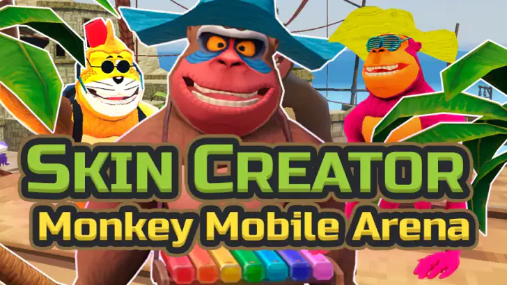 Gorilla Skins for Monkey Arena feature graphic