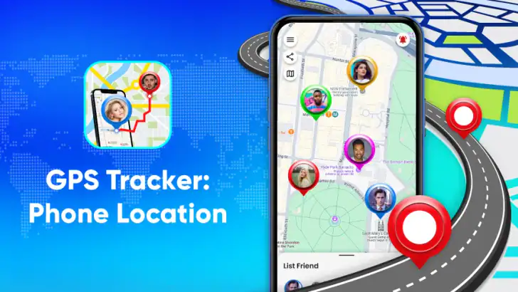 GPS Live Tracker: Locate Phone feature graphic