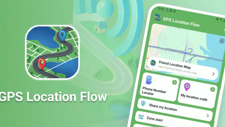 GPS Location Flow & Tracker feature graphic