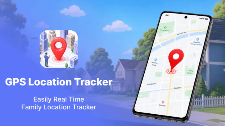GPS Location Tracker & Share feature graphic
