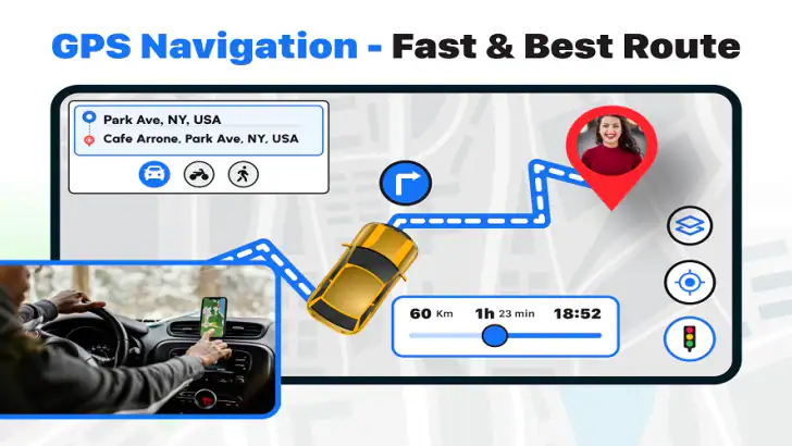 GPS Maps Navigation Directions feature graphic