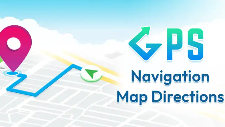 GPS Navigation, Map Directions feature graphic