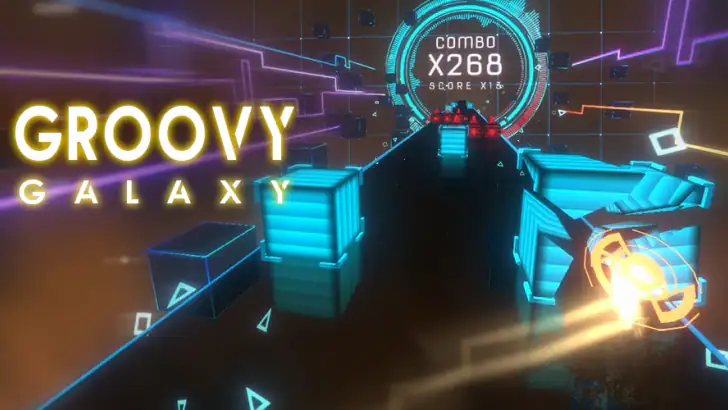 Groovy Galaxy: Beat Music Game feature graphic