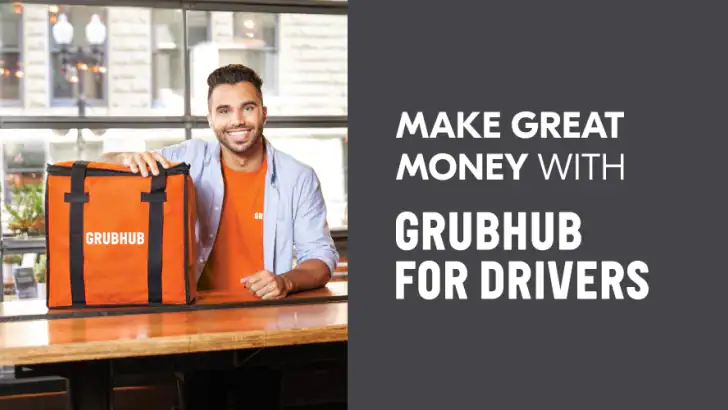 Grubhub for Drivers feature graphic