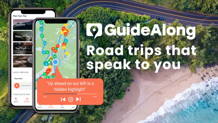 GuideAlong | GPS Audio Tours feature graphic
