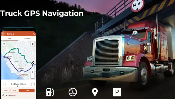 Hammer: Truck GPS & Maps feature graphic