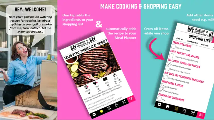 Hey Grill Hey BBQ Recipes feature graphic