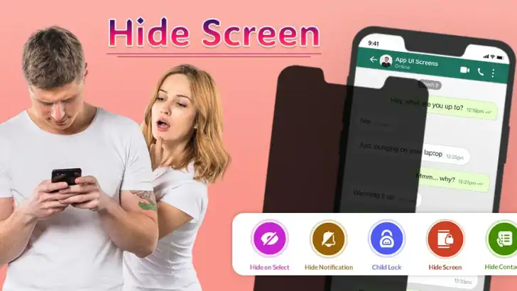 Hide Screen - Screen Guard feature graphic