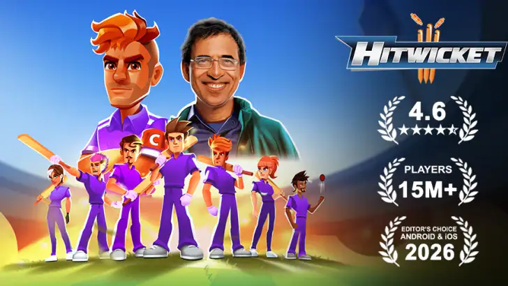 Hitwicket Cricket Game 2026 feature graphic