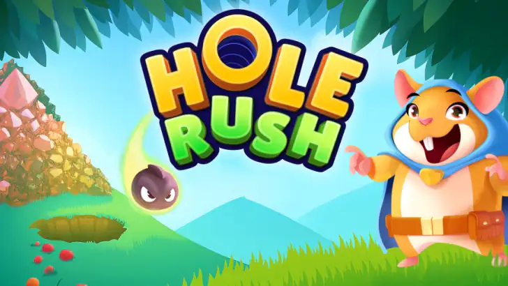 Hole Rush: Eat All Puzzle feature graphic