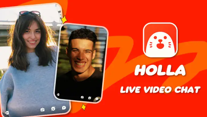 HOLLA - Video Call feature graphic