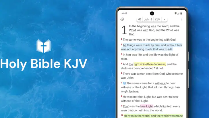 Holy Bible King James + Audio feature graphic