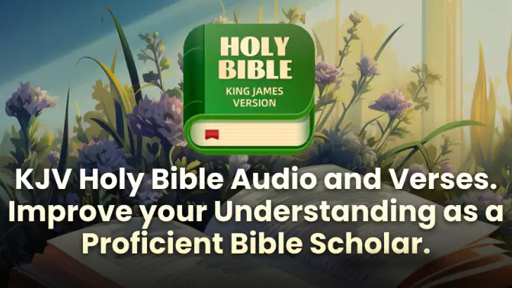 Holy Bible - KJV+Audio+Verse feature graphic