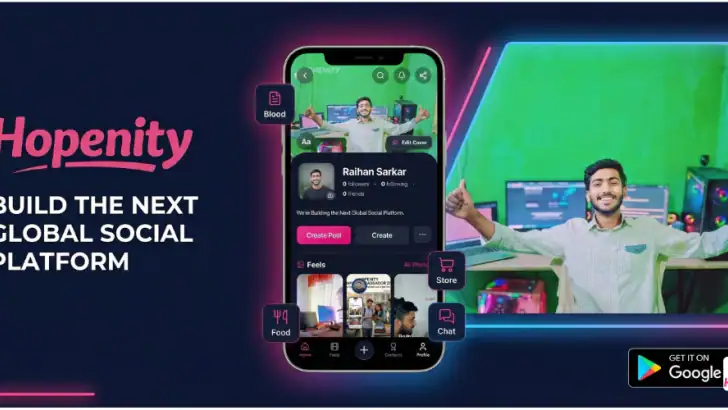 Hopenity feature graphic