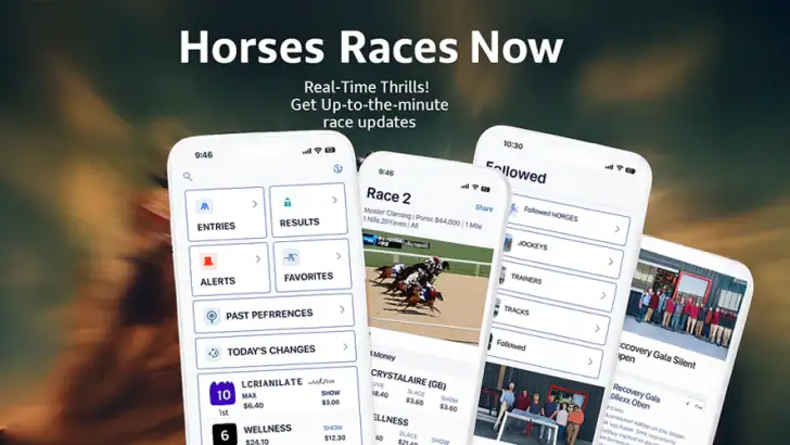 HorseRacesNow feature graphic