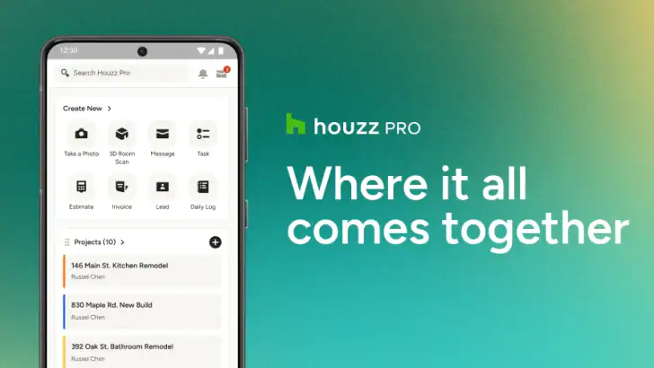 Houzz Pro feature graphic