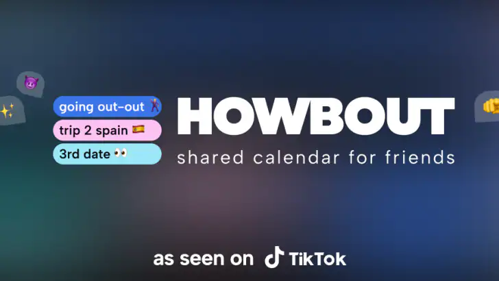 Howbout: shared calendar feature graphic