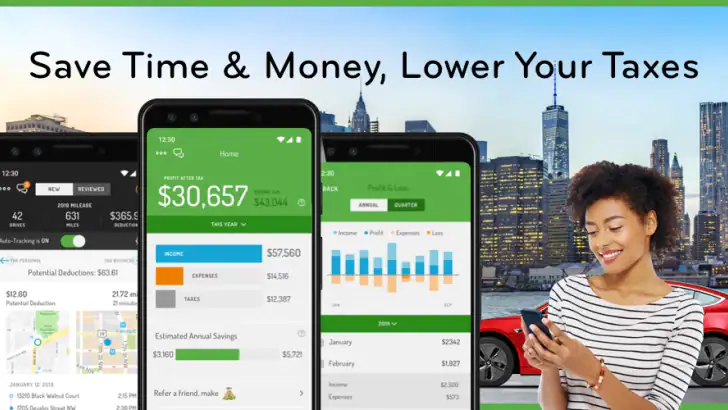 Hurdlr: Mileage, Expense & Tax feature graphic