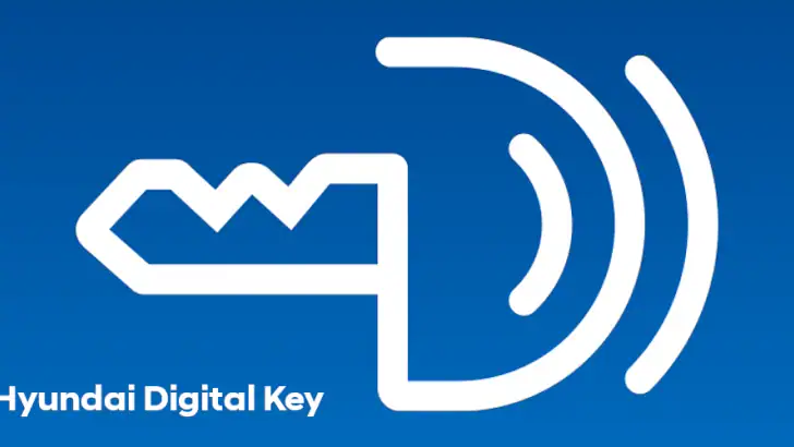 Hyundai Digital Key feature graphic