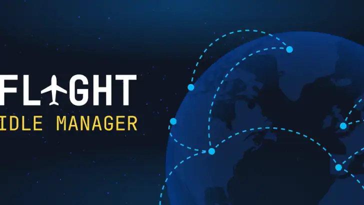 Idle Flight Manager feature graphic
