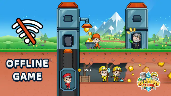 Idle Miner Tycoon: Gold Games feature graphic