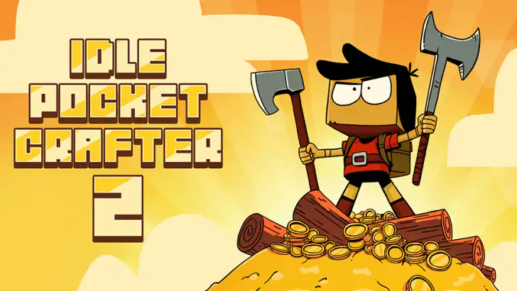 Idle Pocket Crafter 2 feature graphic