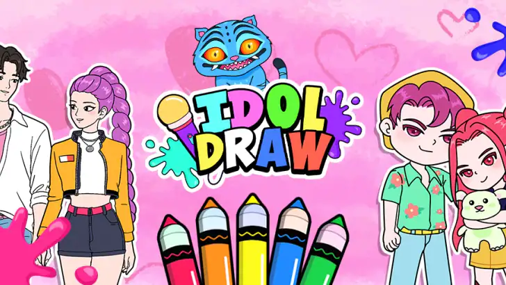 Idol Draw: Coloring Master feature graphic