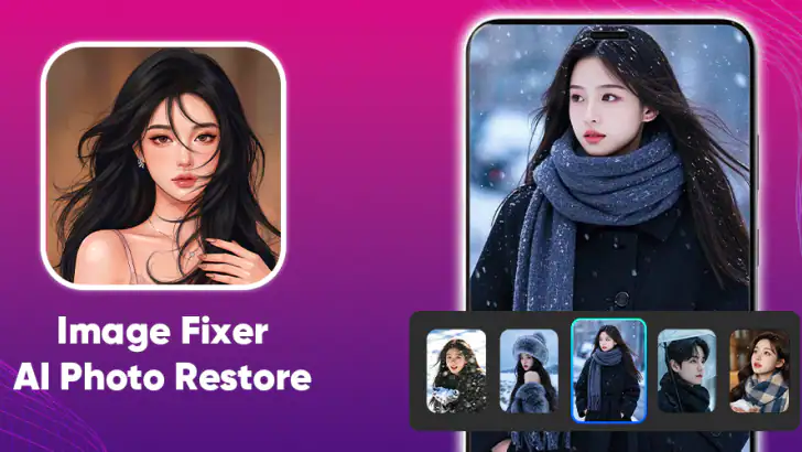 Image Fixer - AI Photo Restore feature graphic