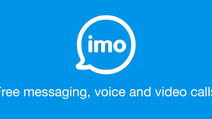 imo video calls and chat HD feature graphic