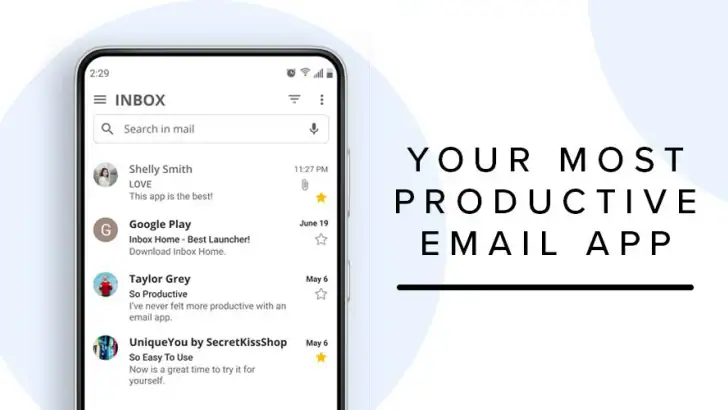 Inbox Homescreen feature graphic