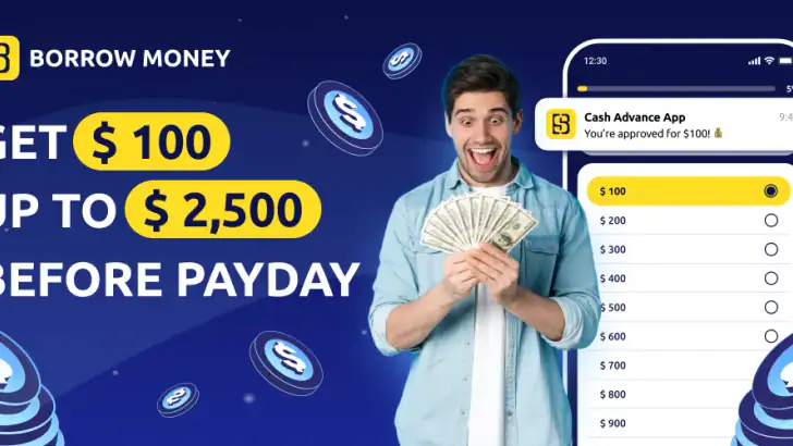 Instant Borrow - Cash Now feature graphic