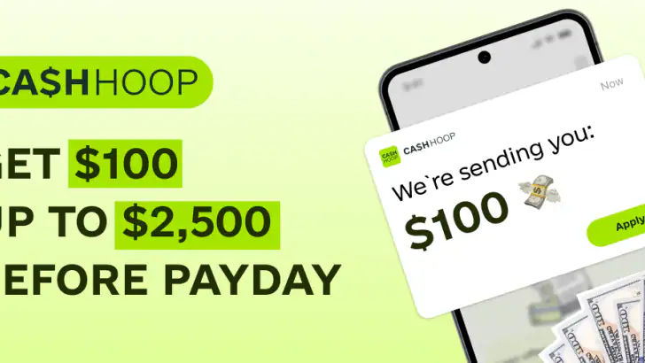 Instant Cash Advance: CashHoop feature graphic