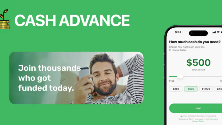 Instant Cash Advance Loan App feature graphic