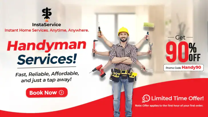 InstaService: Home Services feature graphic