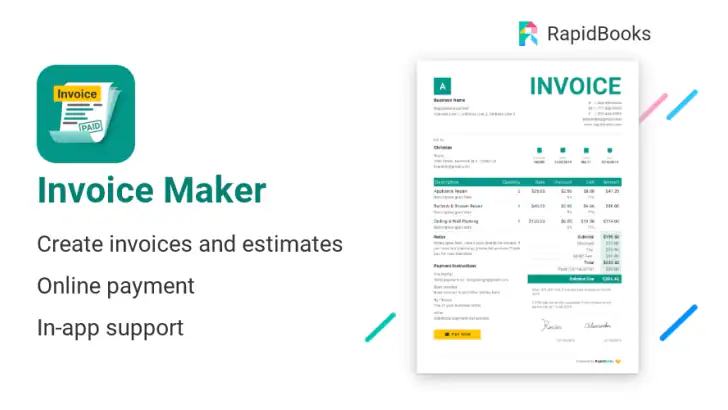 Invoice Maker & Template feature graphic
