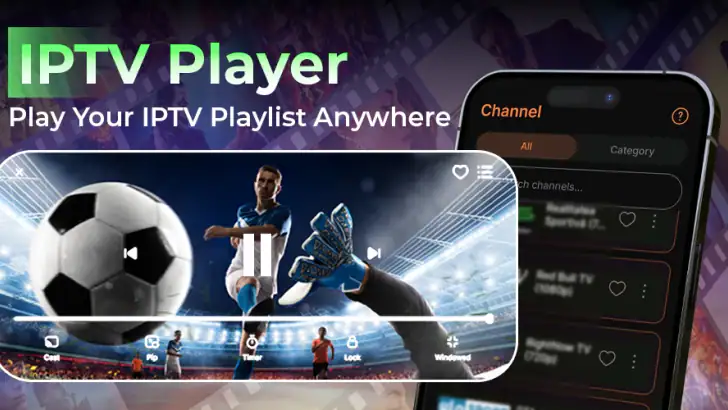 IPTV Smart Player - Online TV feature graphic