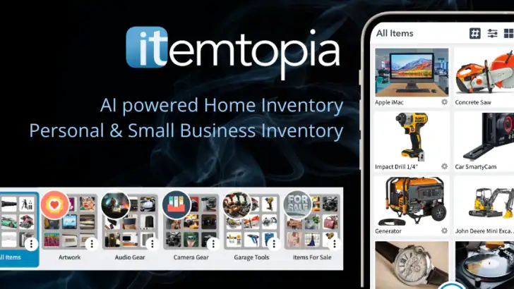 Itemtopia Home Inventory feature graphic