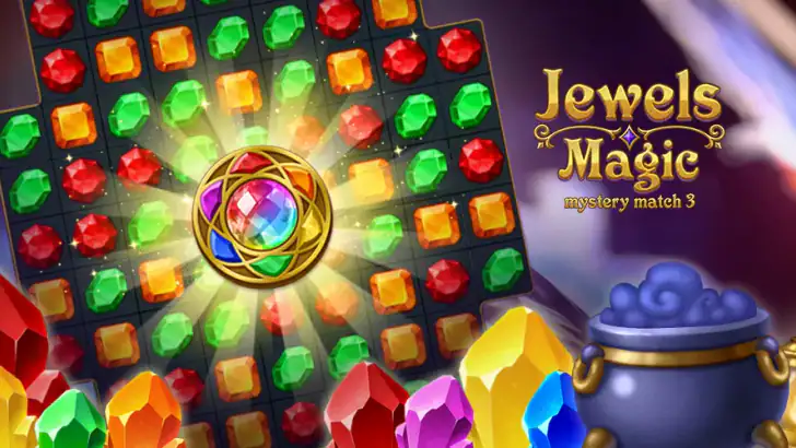 Jewels Magic: Mystery Match3 feature graphic