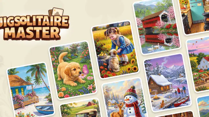 Jigsolitaire Master Puzzle feature graphic