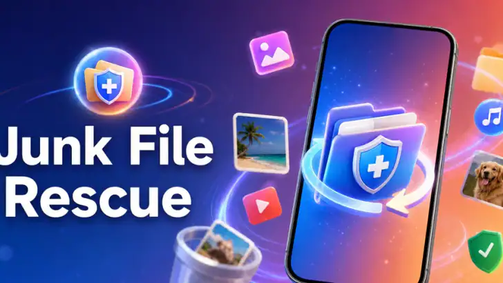 Junk File Rescue feature graphic