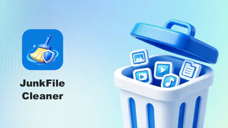 JunkFile Cleaner feature graphic