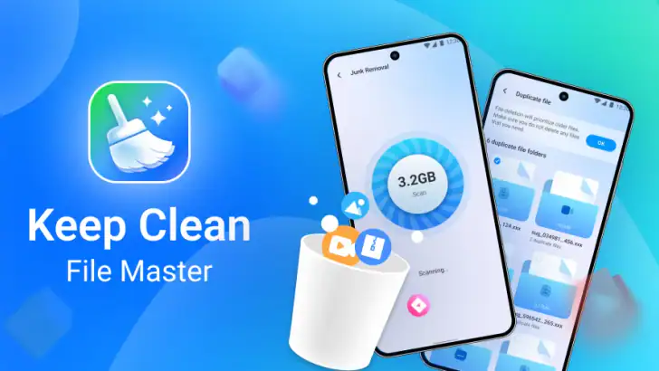 Keep Clean - File Master feature graphic