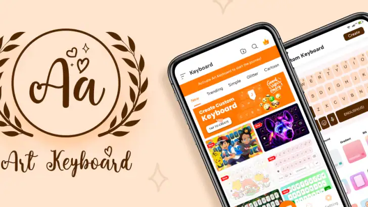 Keyboard Themes - Fonts, Emoji feature graphic