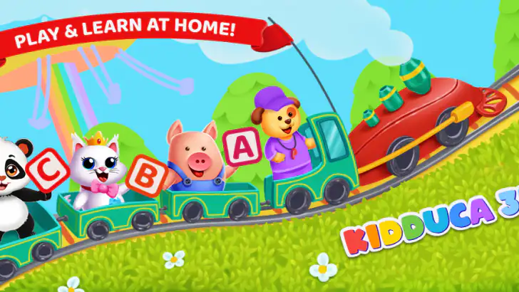 Kidduca 3D:Kids Learning Games feature graphic