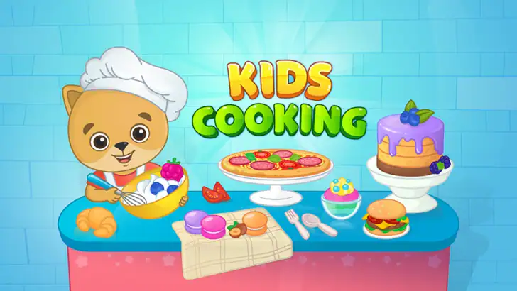 Kids Cooking Games 2 year olds feature graphic