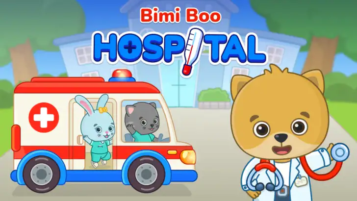Kids doctor games 2-5 year old feature graphic
