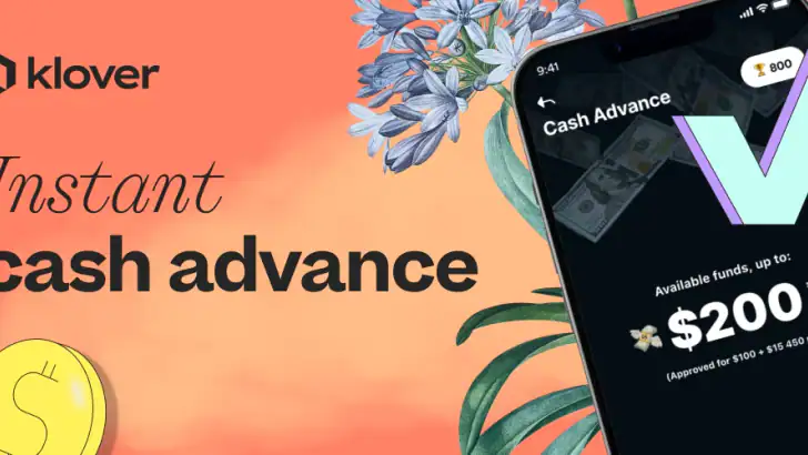 Klover - Instant Cash Advance feature graphic
