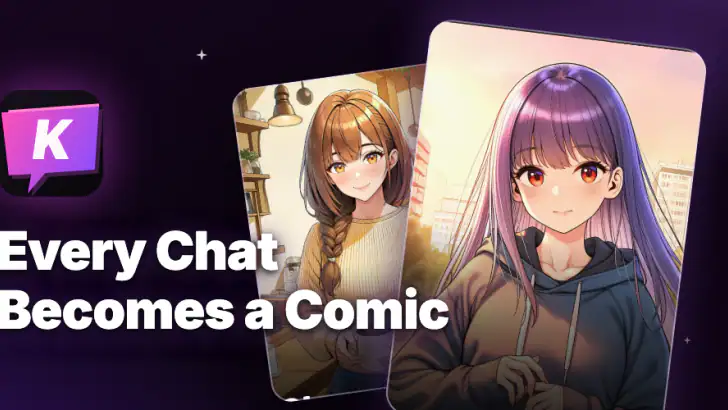 Komicha: Chat with Comic feature graphic